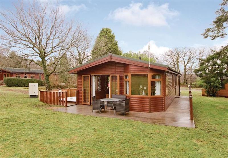 Typical Tamar Lodge at Ruby Country Lodges in Devon, South West of England