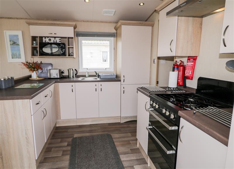 The kitchen at Ruby, Shanlieve Holiday Park near Kilkeel
