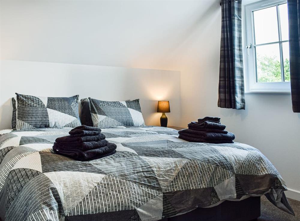 Double bedroom at Rubys Cottage in Crieff, Perthshire