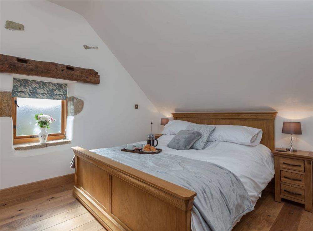 Double bedroom (photo 2) at Rue Hayes Farm Barn in Onecote, near Leek, Derbyshire