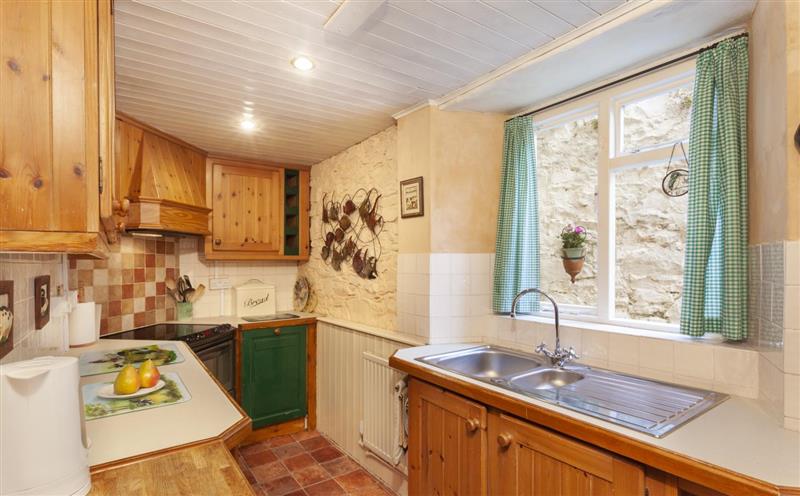 The kitchen at Ruffles Cottage, Dunster