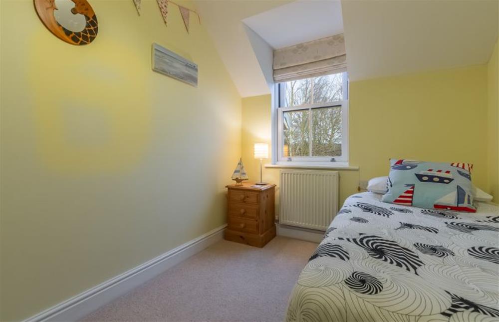 First floor: Bedroom three with a single bed (photo 2) at Rufus Cottage, Dersingham near Kings Lynn