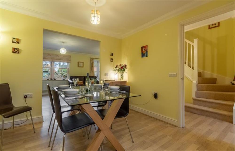 Ground floor: Dining area of the kitchen at Rufus Cottage, Dersingham near Kings Lynn