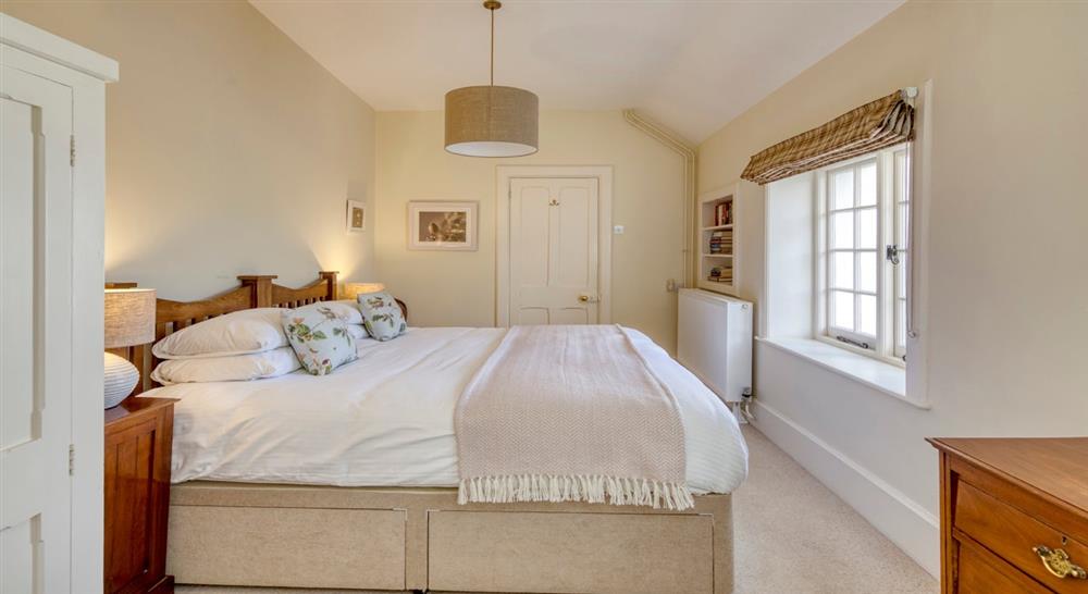 The double bedroom at Rumps in Port Quin, Cornwall