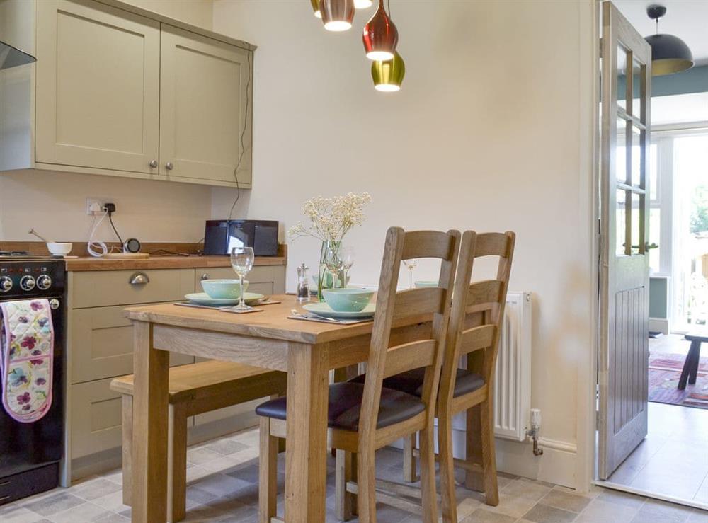 Convenient dining area within kitchen at Running Hare in Windermere, Cumbria