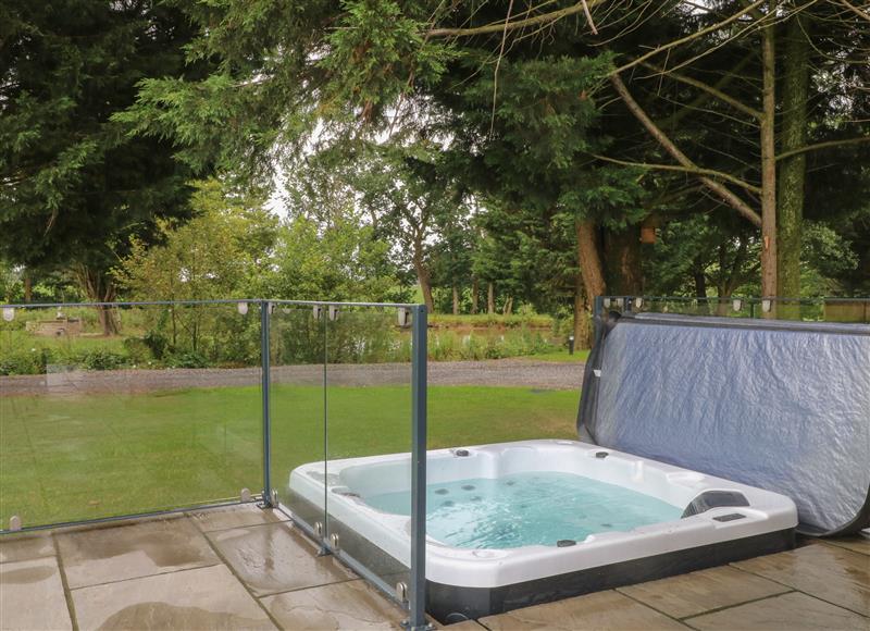 There is a pool at Ruperts Retreat, Nateby near Garstang