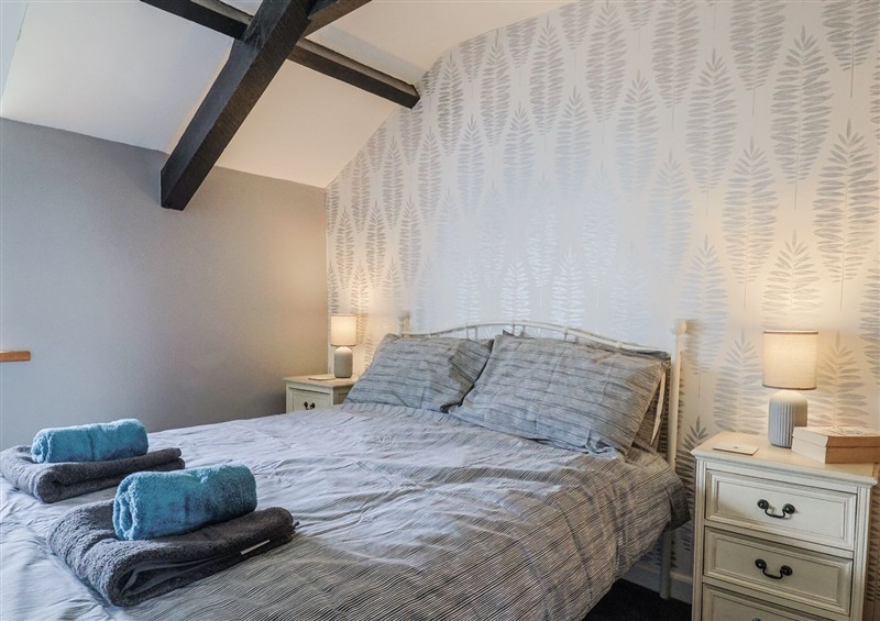 One of the bedrooms at Rushmoor Cottage, Colaton Raleigh