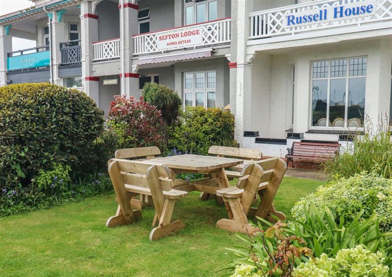The garden at Russell House, Paignton