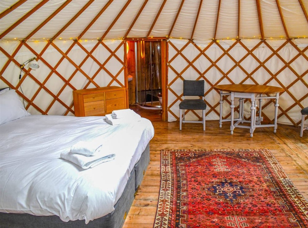 Double bedroom (photo 2) at Russet Yurt in Beaminster, Dorset