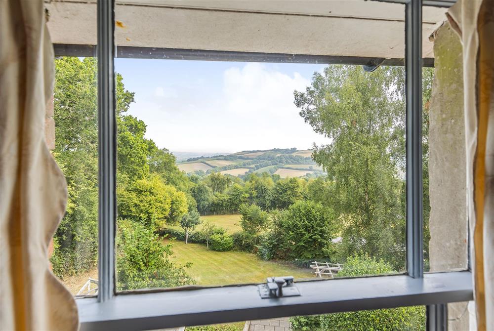Stunning views of the beautiful countryside surrounding the cottage at Ryall Hope Cottage, Bridport