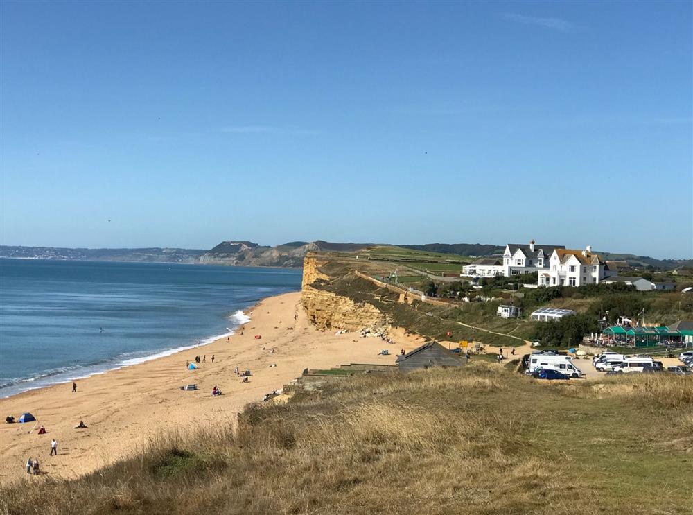 The beach at nearby Burton Bradstock is popular and great for walking at all times of the year at Ryall Hope Cottage, Bridport