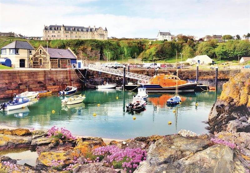 Portpatrick harbour at Ryan Bay in Innermessan, Dumfries and Galloway