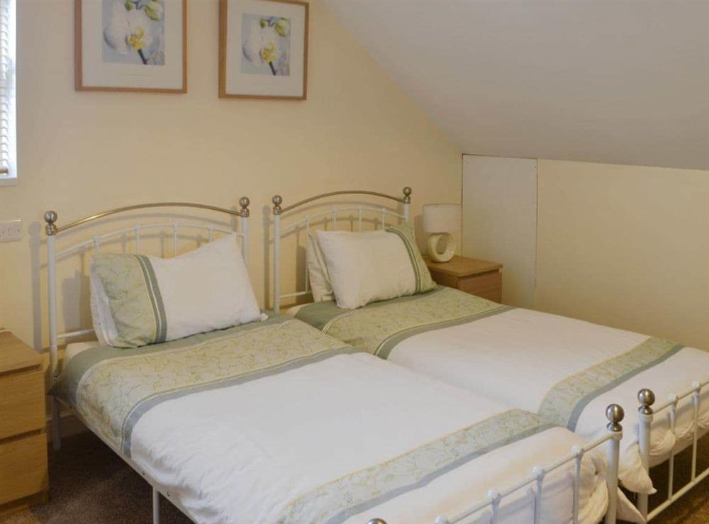 Cosy twin bedroom at Ryandale in Longhirst, near Morpeth, Northumberland
