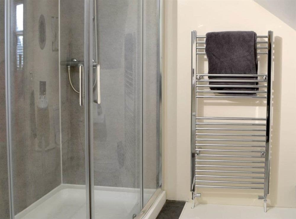 En-suite shower room at Ryandale in Longhirst, near Morpeth, Northumberland