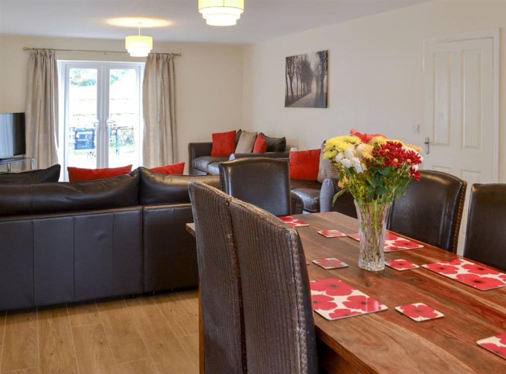 Spacious open plan living/dining room/kitchen at Ryandale in Longhirst, near Morpeth, Northumberland