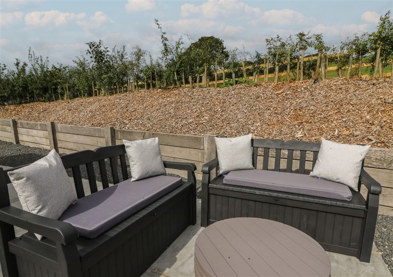 The patio in Rydlan at Rydlan, Near Borth