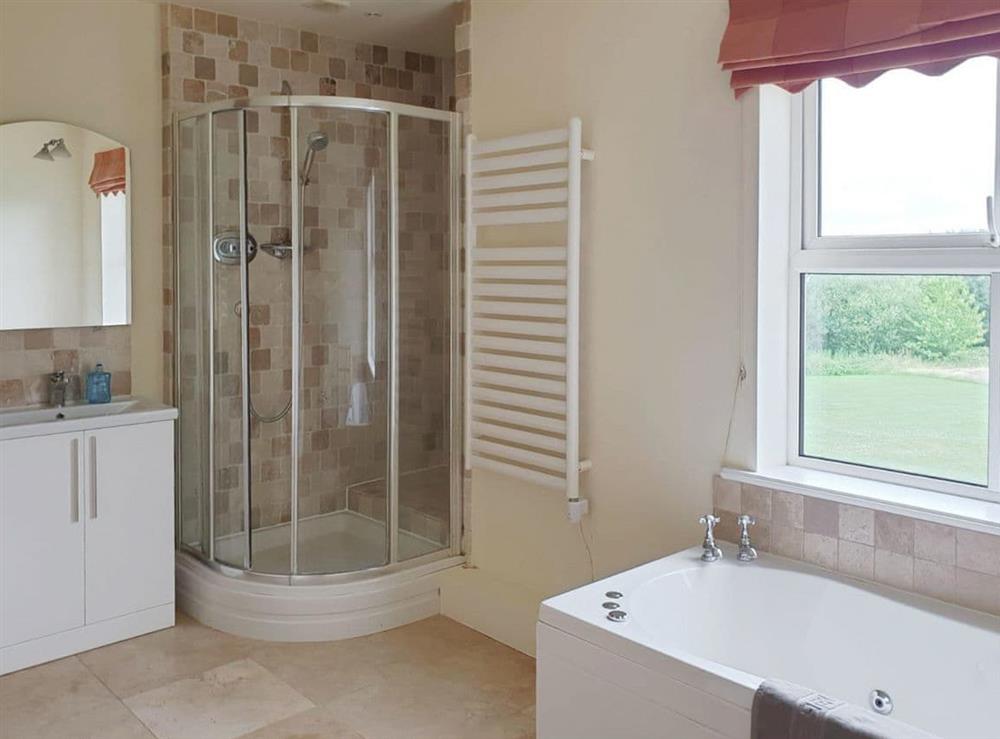 Bathroom at Ryelands House in Potterhanworth, near Lincoln, Lincolnshire