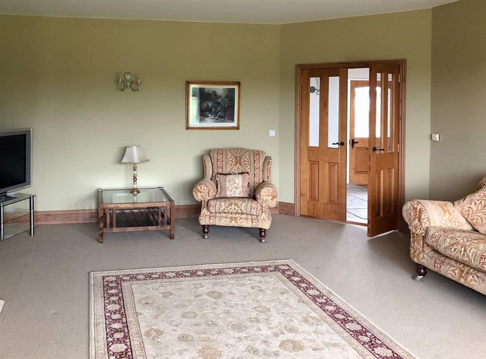 Living room at Ryelands House in Potterhanworth, near Lincoln, Lincolnshire