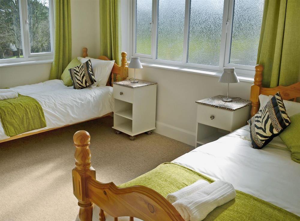 Cosy twin bedroom at Ryndle Corner in Scarborough, North Yorkshire