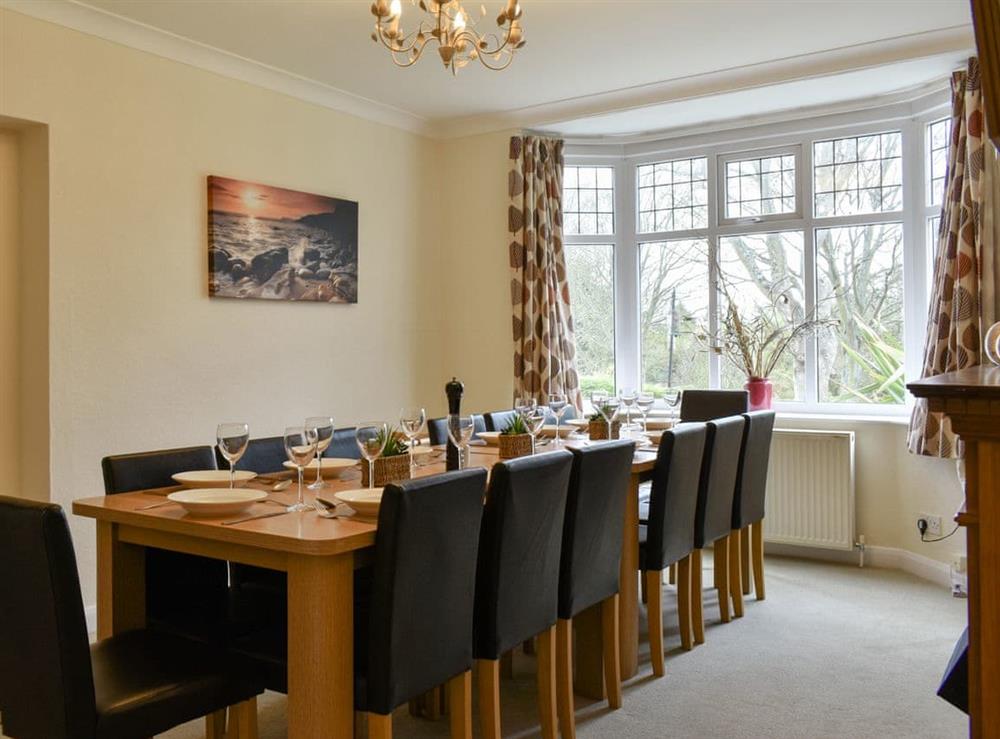 Dining room at Ryndle Corner in Scarborough, North Yorkshire