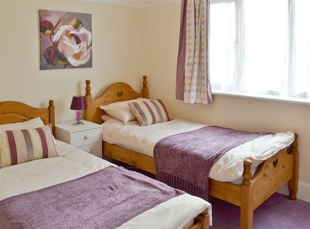 Twin bedroom at Ryndle Corner in Scarborough, North Yorkshire
