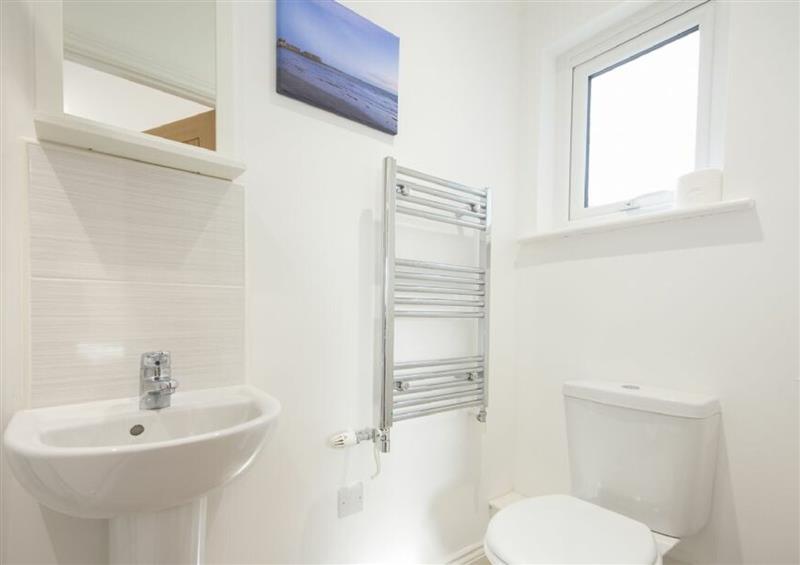 This is the bathroom at Sable Sands, Beadnell