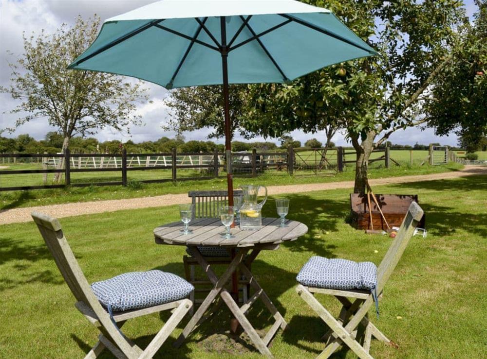 Shared, lawned, orchard garden with furniture (photo 2) at Saddle Room in Martin, Fordingbridge, Hants., Hampshire