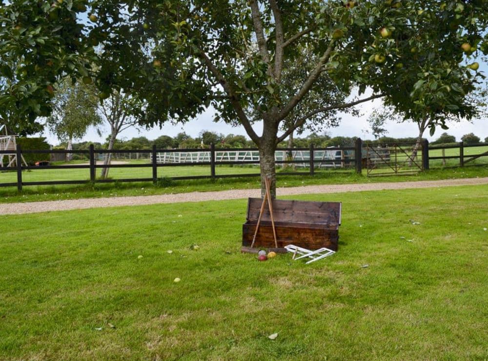 Shared, lawned, orchard garden with furniture (photo 3) at Saddle Room in Martin, Fordingbridge, Hants., Hampshire
