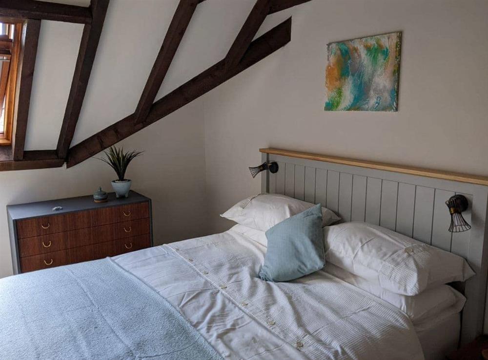 Double bedroom at Saddlers Cottage in Melrose, Roxburghshire