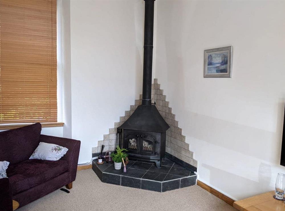 Living room at Saddlers Cottage in Melrose, Roxburghshire