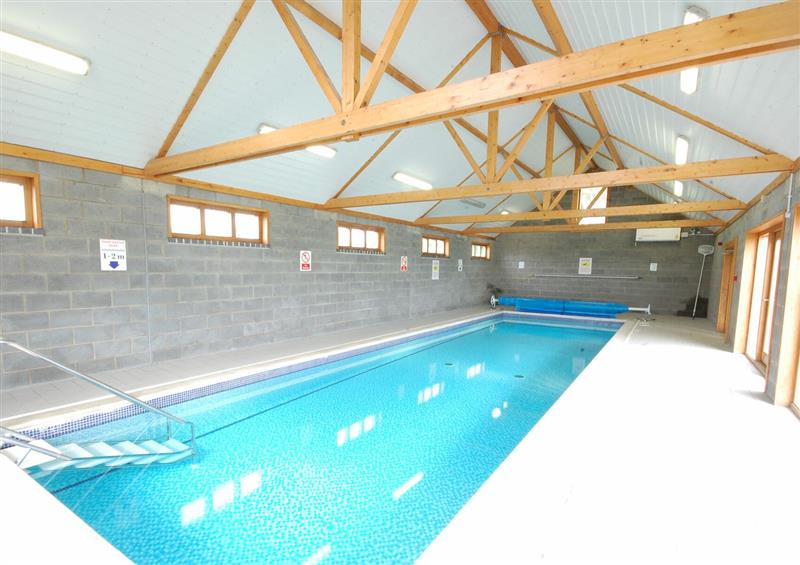 The swimming pool at Saffron, Blythview, Blythburgh near Reydon