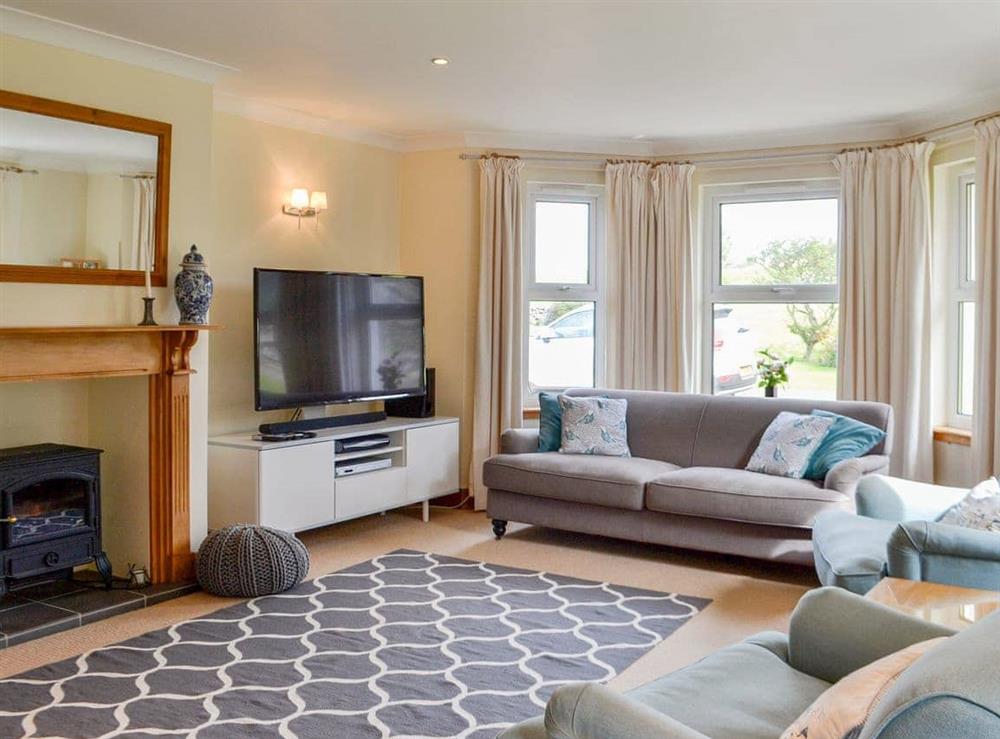 Living room at Saffron in Portpatrick, near Stranraer, Wigtownshire