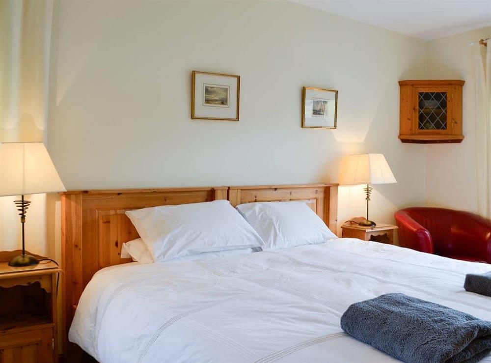Twin bedroom at Saffron in Portpatrick, near Stranraer, Wigtownshire
