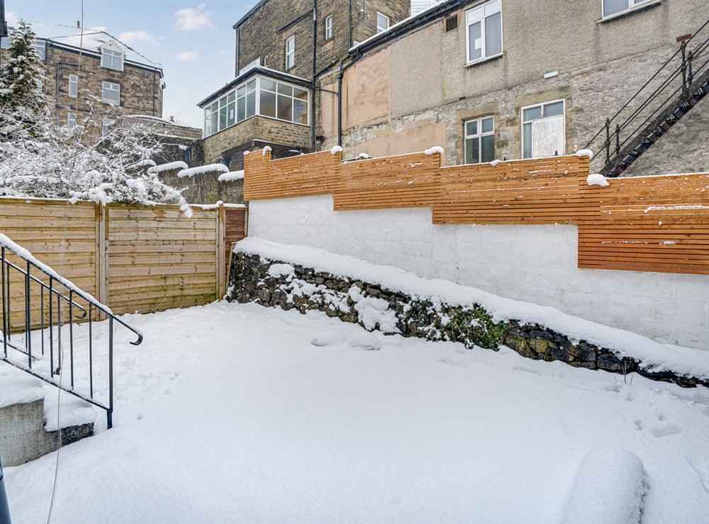 Garden at Sage Cottage in Buxton, Derbyshire
