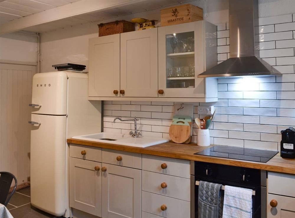 Well appointed kitchen at Sage Cottage in St Columb Major, Cornwall