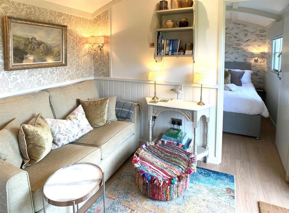 Living area at Sage in Lamerton, Devon