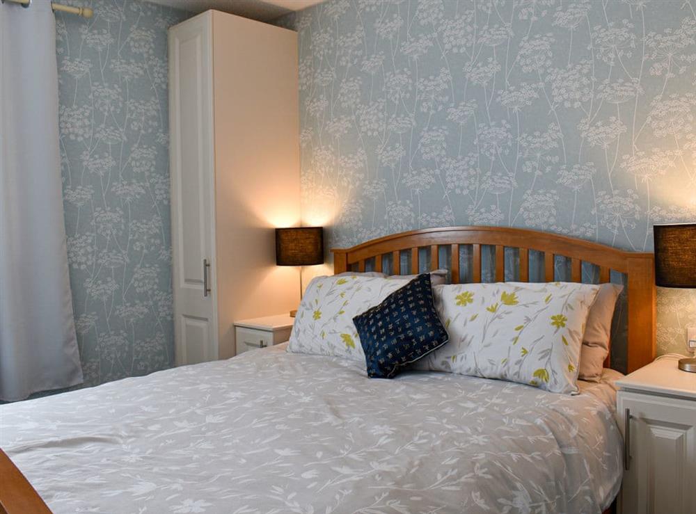 Double bedroom at Sakin Lodge in Carnforth, Lancashire