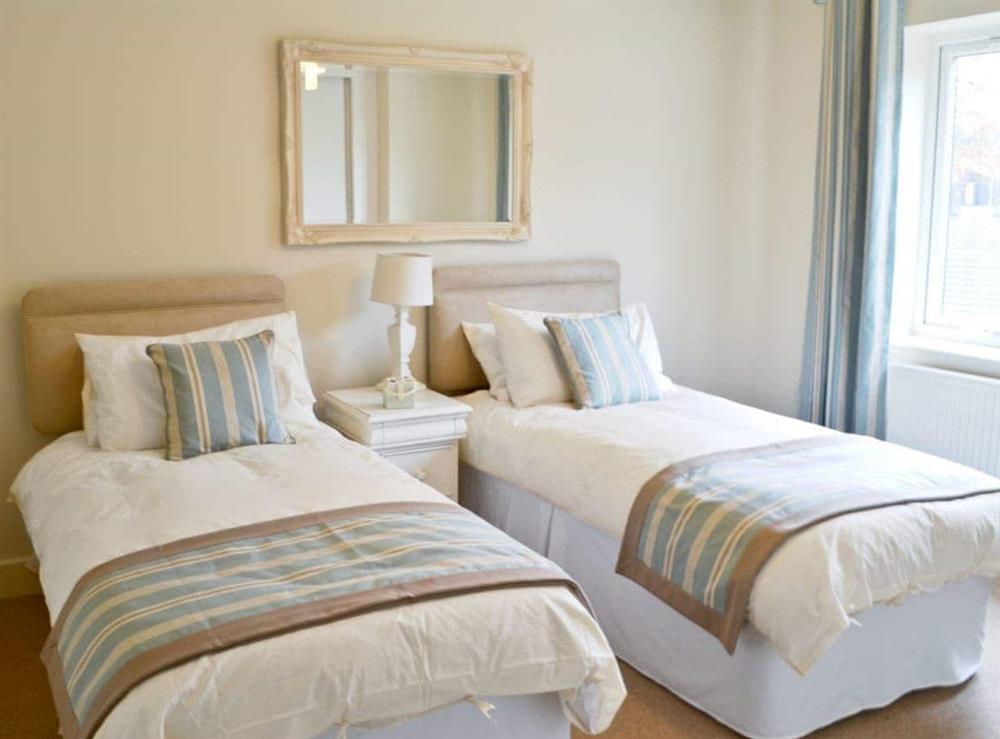 Twin bedroom at Salars Rest in Alnmouth, Northumberland
