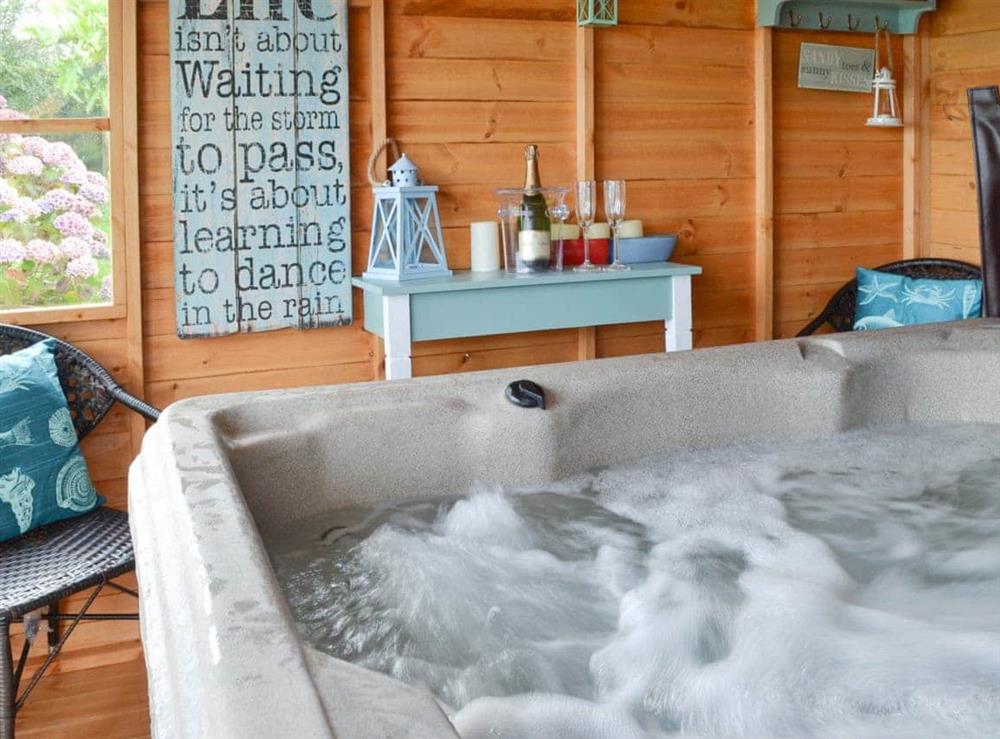 Hot tub (photo 2) at Salem Fach in Holyhead, Gwynedd