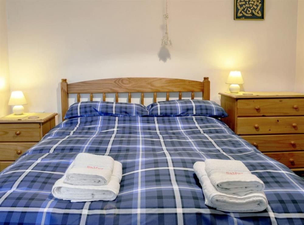 Comfortable double bedroom at Salfur in Rhiw, near Pwllhelli, Gwynedd