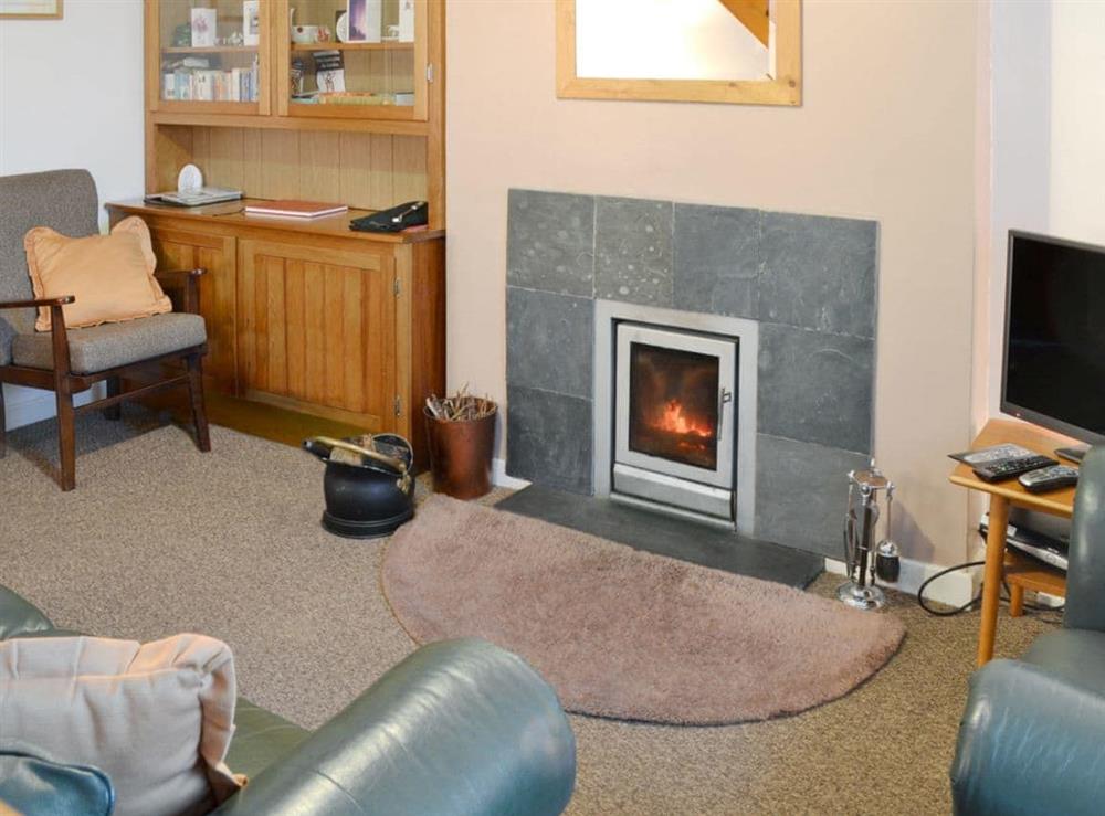 Living room at Salfur in Rhiw, near Pwllhelli, Gwynedd