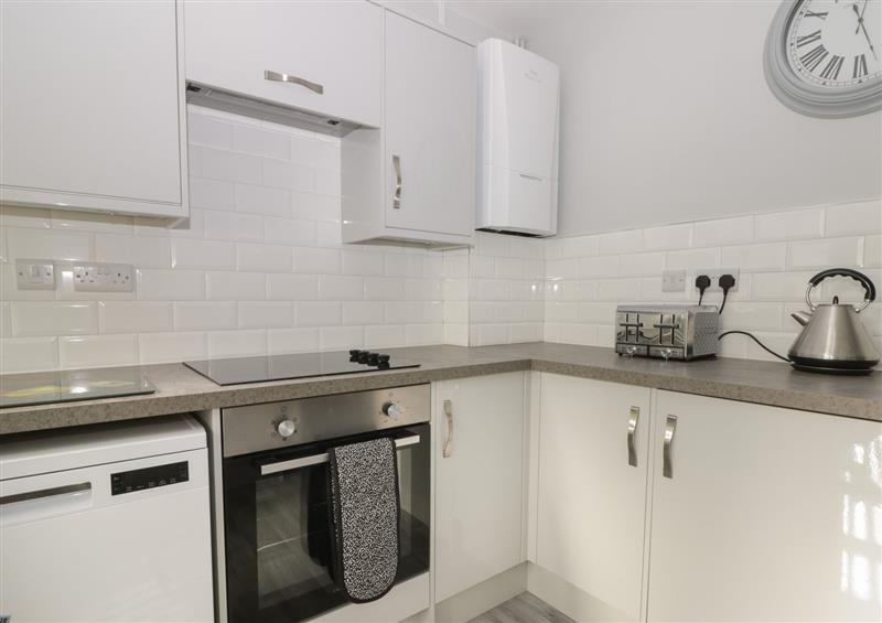 This is the kitchen at Sallys Berth, Scarborough