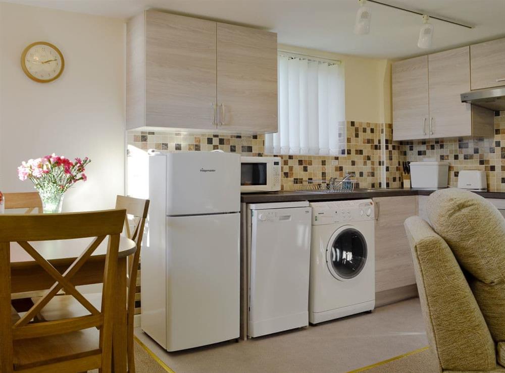 kitchen/ dining area at Sallys Nest in Halesworth, Suffolk