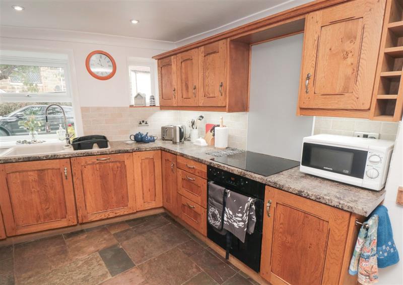 This is the kitchen at Salt Cottage, Marske-By-The-Sea