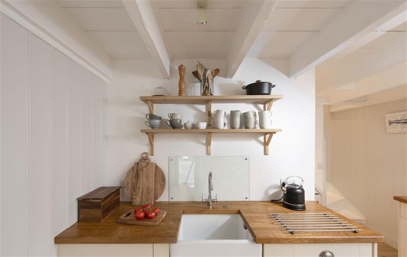 The kitchen at Salt Loft, Cornwall