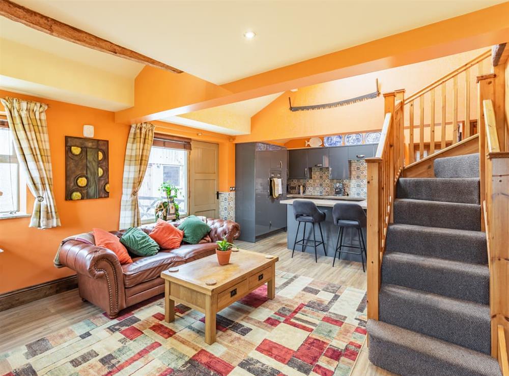 Open plan living space at Salt Pot Cottage in Glusburn, near Skipton, North Yorkshire