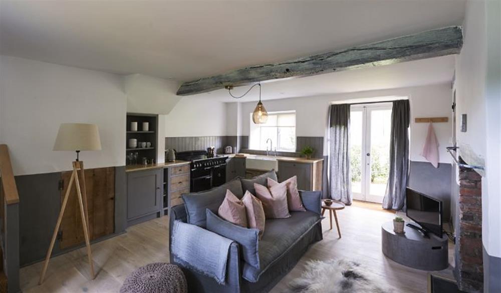 Open plan living space at Salt, Sharrington near Melton Constable