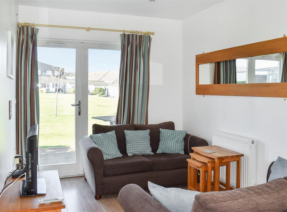 Living area at Saltbox 5 in Norton, near Yarmouth, Isle of Wight
