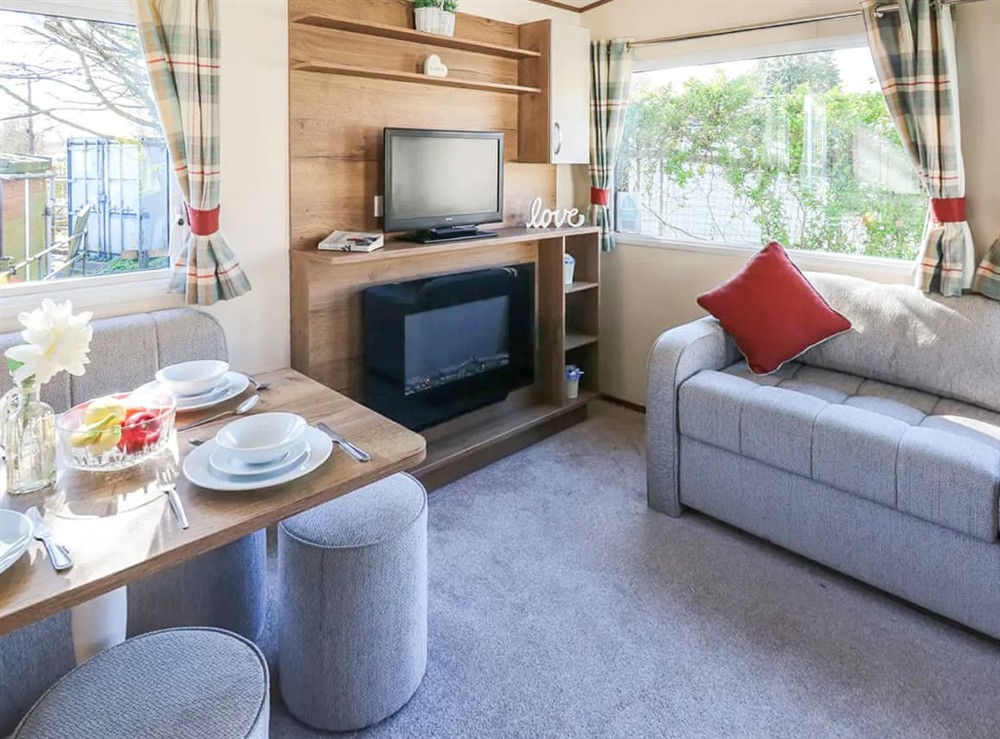 Open plan living space at Tenby 2 The Saltern Holiday Park, 