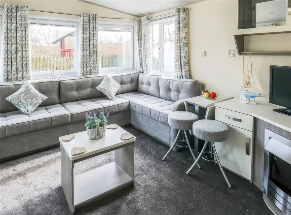 Open plan living space at Tenby 4 The Saltern Holiday Park, 
